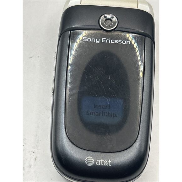 Sony Ericsson Z310a ( AT&T ) Cellular Flip Phone - (Read) Black - Picture 4 of 7
